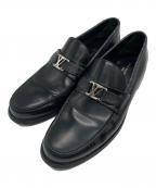 LOUIS VUITTONルイ ヴィトン）の古着「モノグラム エクリプスローファー」｜ブラック