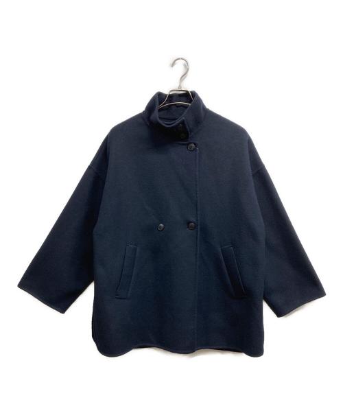 SLOBE IENA（スローブ イエナ）SLOBE IENA (スローブ イエナ) ダブルフェイススタンドコート ネイビー サイズ:Free 未使用品の古着・服飾アイテム