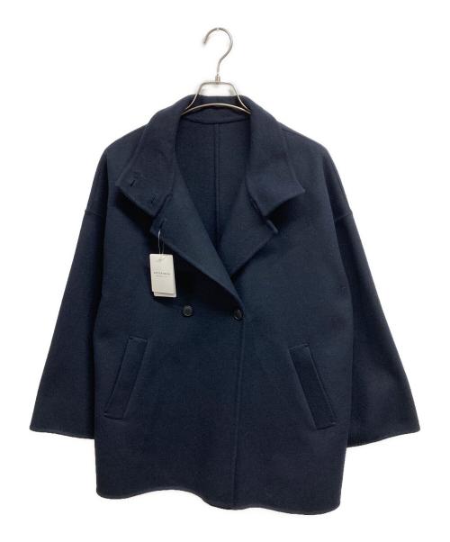 SLOBE IENA（スローブ イエナ）SLOBE IENA (スローブ イエナ) ダブルフェイススタンドコート ネイビー サイズ:Free 未使用品の古着・服飾アイテム