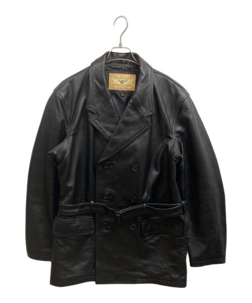 MORGAN MEMPHIS BELLE（モーガン メンフィス ベル）MORGAN MEMPHIS BELLE (モーガン メンフィス ベル) レザーコート ブラック サイズ:Mの古着・服飾アイテム