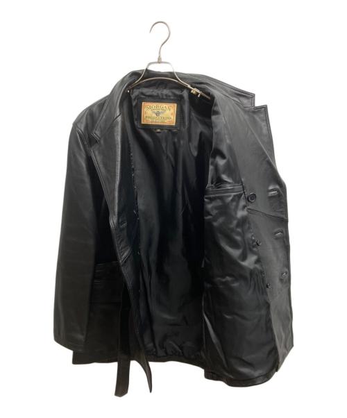 MORGAN MEMPHIS BELLE（モーガン メンフィス ベル）MORGAN MEMPHIS BELLE (モーガン メンフィス ベル) レザーコート ブラック サイズ:Mの古着・服飾アイテム