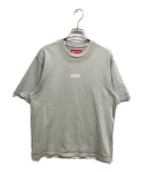 SUPREME（シュプリーム）Supreme (シュプリーム) Overprint Small Box S/S Top グレー サイズ:Sの古着・服飾アイテム