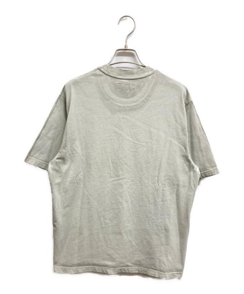 SUPREME（シュプリーム）Supreme (シュプリーム) Overprint Small Box S/S Top グレー サイズ:Sの古着・服飾アイテム