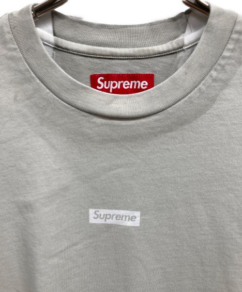 SUPREME（シュプリーム）Supreme (シュプリーム) Overprint Small Box S/S Top グレー サイズ:Sの古着・服飾アイテム