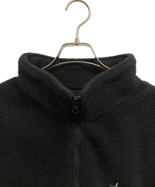 stussy（ステューシー）stussy (ステューシー) ハーフジップフリースプルオーバー ブラック サイズ:Lの古着・服飾アイテム