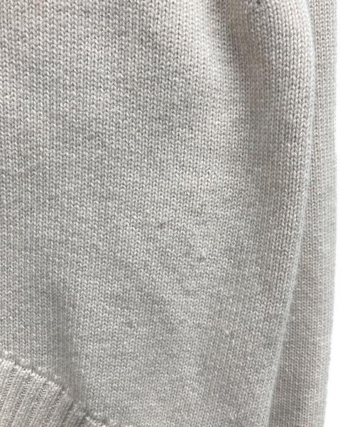 DRAWER（ドゥロワー）DRAWER (ドゥロワー) 7G天竺編みVネックプルオーバーニット ベージュ サイズ:1の古着・服飾アイテム