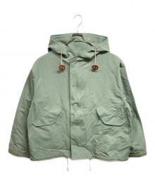 SIERRA DESIGNS×ROCOCO（シエラデザインズ×ロココ）の古着「60/40クロス ショートモッズパーカー」｜セージグリーン
