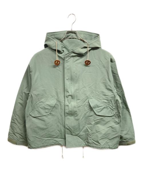 SIERRA DESIGNS（シエラデザインズ）SIERRA DESIGNS (シエラデザインズ) ROCOCO (ロココ) 60/40クロス ショートモッズパーカー セージグリーン サイズ:Lの古着・服飾アイテム
