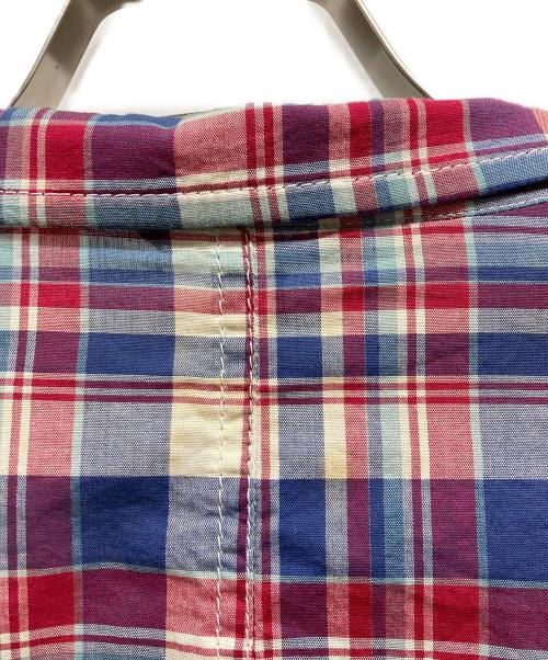 BURBERRY BLACK LABEL（バーバリーブラックレーベル）BURBERRY BLACK LABEL (バーバリーブラックレーベル) チェックテーラードジャケット/BURBERRY BLACK LABEL/BURBERRYジャケット レッド サイズ:Mの古着・服飾アイテム