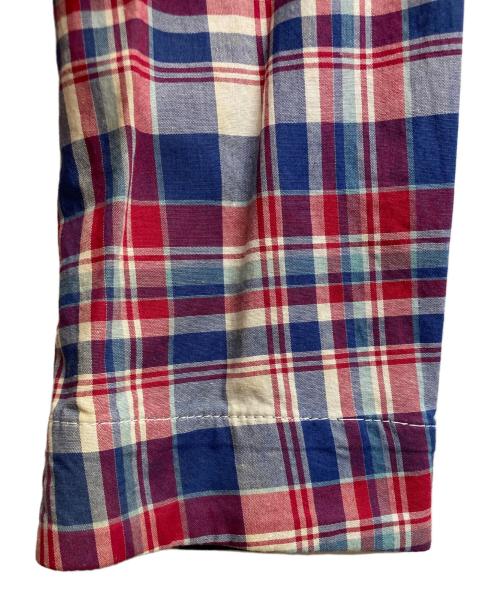 BURBERRY BLACK LABEL（バーバリーブラックレーベル）BURBERRY BLACK LABEL (バーバリーブラックレーベル) チェックテーラードジャケット/BURBERRY BLACK LABEL/BURBERRYジャケット レッド サイズ:Mの古着・服飾アイテム