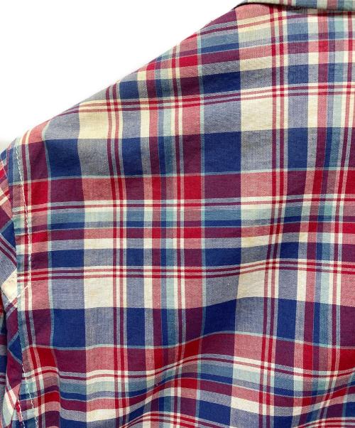 BURBERRY BLACK LABEL（バーバリーブラックレーベル）BURBERRY BLACK LABEL (バーバリーブラックレーベル) チェックテーラードジャケット/BURBERRY BLACK LABEL/BURBERRYジャケット レッド サイズ:Mの古着・服飾アイテム