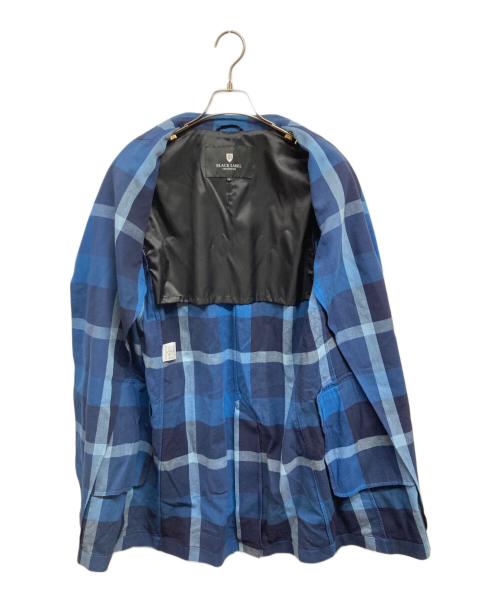 BLACK LABEL CRESTBRIDGE（ブラックレーベル クレストブリッジ）BLACK LABEL CRESTBRIDGE (ブラックレーベル クレストブリッジ) チェスターコート ブルー サイズ:Mの古着・服飾アイテム