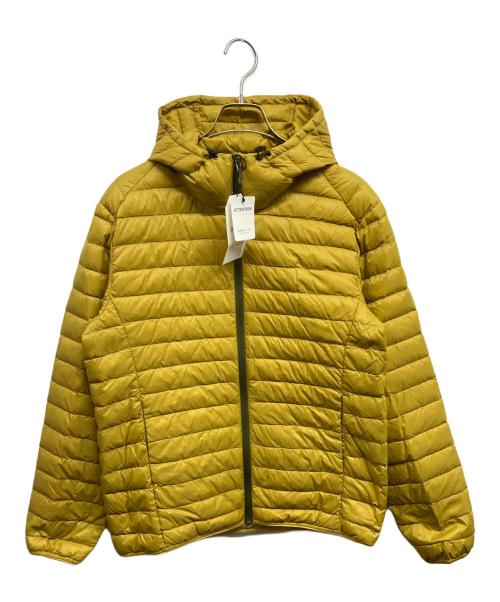 SHIPS any（シップスエニィ）SHIPS any (シップスエニィ) ナイロン スマート ライト ダウン パーカー イエロー サイズ:L 未使用品の古着・服飾アイテム