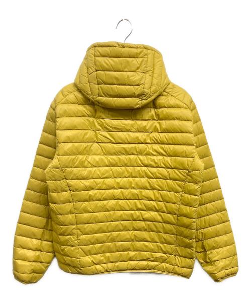 SHIPS any（シップスエニィ）SHIPS any (シップスエニィ) ナイロン スマート ライト ダウン パーカー イエロー サイズ:L 未使用品の古着・服飾アイテム
