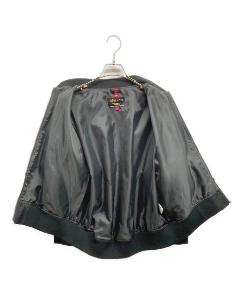 ALPHA（アルファ）ALPHA (アルファ) フライトジャケット ブラック サイズ:Mの古着・服飾アイテム