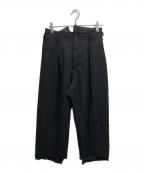 sulvamサルバム）の古着「ウールスラックス」｜ブラック