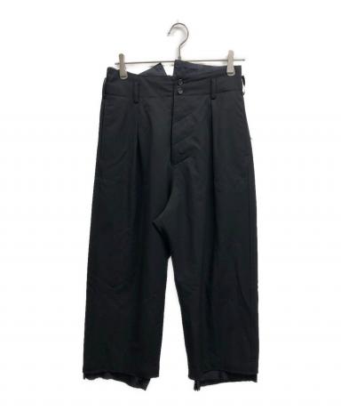 ニ*レ様 サルバム　パンツ　SG-P01-100 中古・古着通販】sulvam (サルバム) ウールスラックス ブラック サイズ