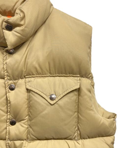 THE NORTHFACE PURPLELABEL（ザ・ノースフェイス パープルレーベル）THE NORTHFACE PURPLELABEL (ザ・ノースフェイス パープルレーベル) ダウンベスト ベージュ サイズ:Lの古着・服飾アイテム