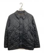 swiss chrissスイス クリス）の古着「キルティングジャケット」｜ブラック