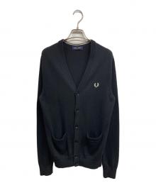 FRED PERRY（フレッドペリー）の古着「ウールカーディガン」｜ブラック