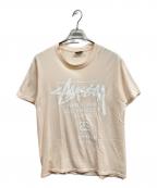 stussyステューシー）の古着「半袖Tシャツ/stussyTシャツ」｜ピンク