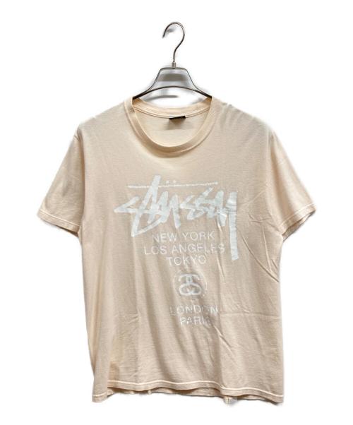 stussy（ステューシー）stussy (ステューシー) 半袖Tシャツ/stussyTシャツ ピンク サイズ:Mの古着・服飾アイテム