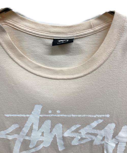 stussy（ステューシー）stussy (ステューシー) 半袖Tシャツ/stussyTシャツ ピンク サイズ:Mの古着・服飾アイテム