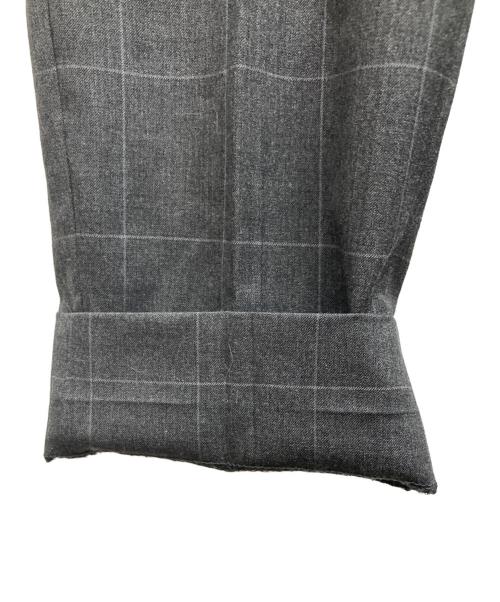 COMME des GARCONS HOMME PLUS（コムデギャルソンオムプリュス）COMME des GARCONS HOMME PLUS (コムデギャルソンオムプリュス) ウールスラックス グレー サイズ:XSの古着・服飾アイテム