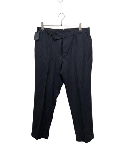 INCOTEX（インコテックス）INCOTEX (インコテックス) ウールフランネルトラウザー ネイビー サイズ:52の古着・服飾アイテム
