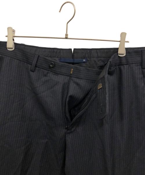 INCOTEX（インコテックス）INCOTEX (インコテックス) ウールフランネルトラウザー ネイビー サイズ:52の古着・服飾アイテム