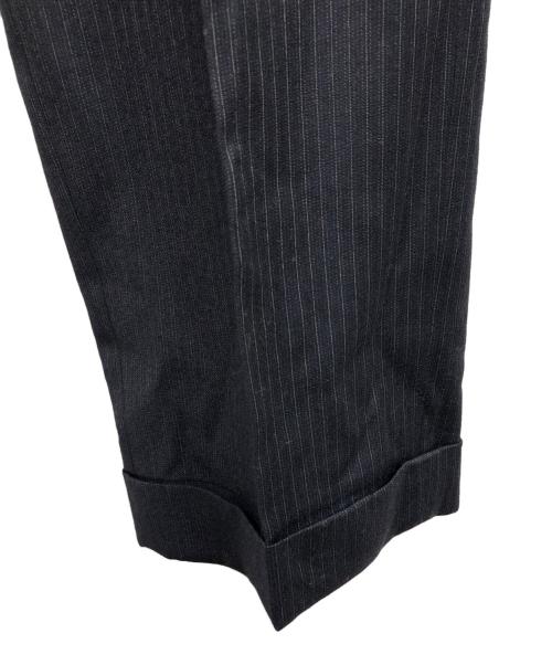 INCOTEX（インコテックス）INCOTEX (インコテックス) ウールフランネルトラウザー ネイビー サイズ:52の古着・服飾アイテム