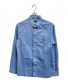 FRED PERRY（フレッドペリー）の古着「長袖シャツ」｜ブルー