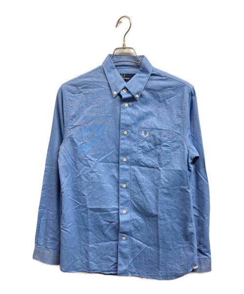 FRED PERRY（フレッドペリー）FRED PERRY (フレッドペリー) 長袖シャツ ブルー サイズ:Sの古着・服飾アイテム