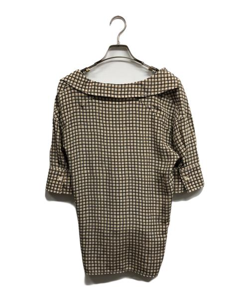 MARNI（マルニ）MARNI (マルニ) シルクスキッパーシャツ ベージュ サイズ:38の古着・服飾アイテム