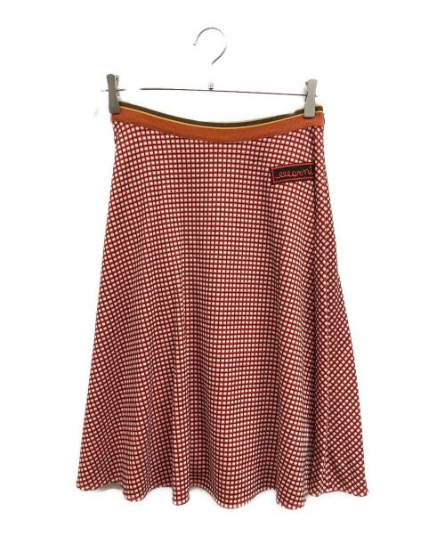 MARNI（マルニ）MARNI (マルニ) フレア ニットスカート レッド サイズ:40の古着・服飾アイテム