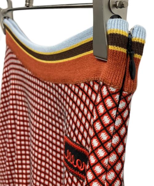 MARNI（マルニ）MARNI (マルニ) フレア ニットスカート レッド サイズ:40の古着・服飾アイテム