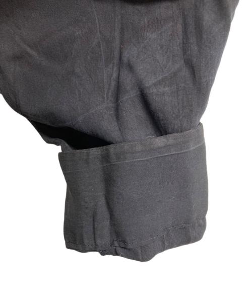 David's Stitch（デイビッドステッチ）David's Stitch (デイビッドステッチ) レーヨンオープンカラーシャツ ブラック サイズ:Lの古着・服飾アイテム