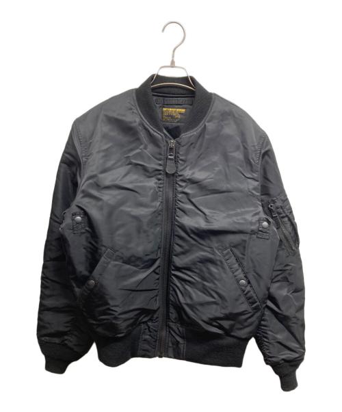 AVIREX（アヴィレックス）AVIREX (アヴィレックス) MA-1ジャケット ブラック サイズ:Lの古着・服飾アイテム