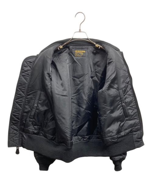 AVIREX（アヴィレックス）AVIREX (アヴィレックス) MA-1ジャケット ブラック サイズ:Lの古着・服飾アイテム