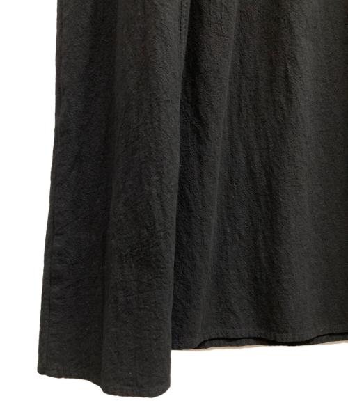 AKTE（アクテ）AKTE (アクテ) ボリュームロングシャツワンピース ブラック サイズ:Freeの古着・服飾アイテム