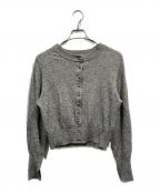 RIVE DROITEリヴドロワ）の古着「ヘンプMIXコンパクトカーディガン」｜グレー