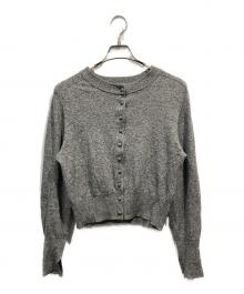 RIVE DROITE（リヴドロワ）の古着「ヘンプMIXコンパクトカーディガン」｜グレー