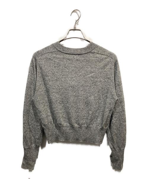 RIVE DROITE（リヴドロワ）RIVE DROITE (リヴドロワ) ヘンプMIXコンパクトカーディガン グレー サイズ:FREEの古着・服飾アイテム