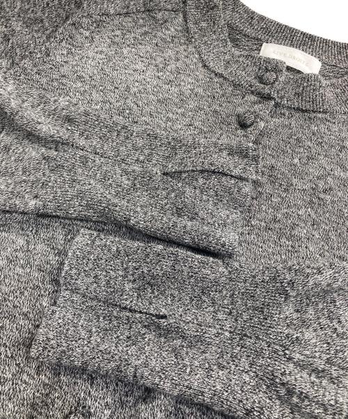 RIVE DROITE（リヴドロワ）RIVE DROITE (リヴドロワ) ヘンプMIXコンパクトカーディガン グレー サイズ:FREEの古着・服飾アイテム