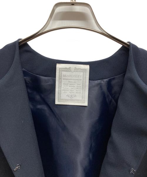 BEARDSLEY（ビアズリー）BEARDSLEY (ビアズリー) 袖ニットハオリ ネイビー サイズ:1の古着・服飾アイテム