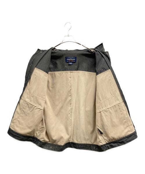 PHAT FARM（ファットファーム）PHAT FARM (ファットファーム) 切替カバーオール ブラック×ベージュ サイズ:XLの古着・服飾アイテム