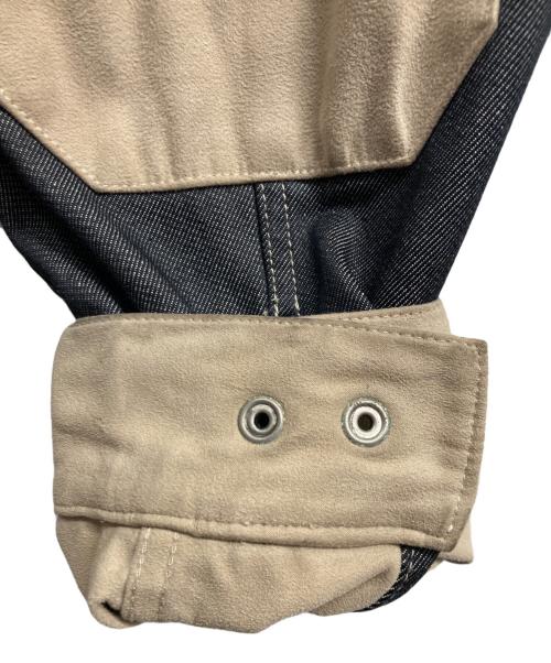 PHAT FARM（ファットファーム）PHAT FARM (ファットファーム) 切替カバーオール ブラック×ベージュ サイズ:XLの古着・服飾アイテム