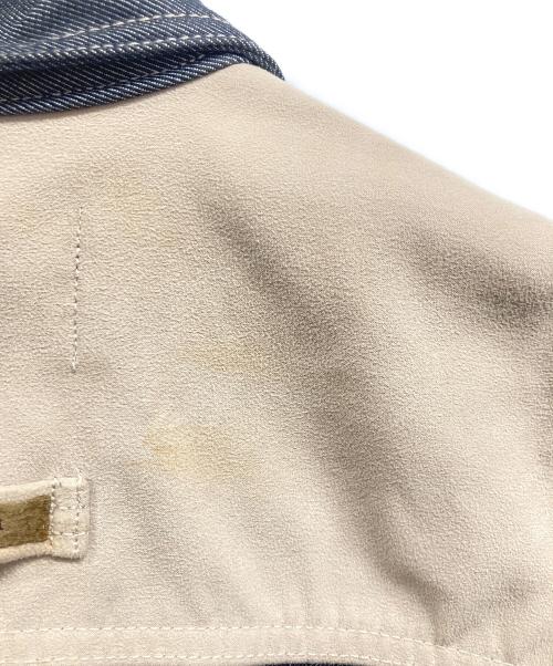 PHAT FARM（ファットファーム）PHAT FARM (ファットファーム) 切替カバーオール ブラック×ベージュ サイズ:XLの古着・服飾アイテム