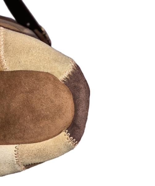 COACH（コーチ）COACH (コーチ) パッチワークショルダーバッグ ブラウンの古着・服飾アイテム