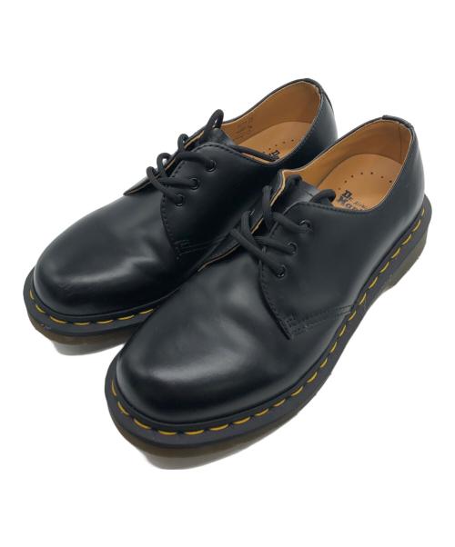 Dr.Martens（ドクターマーチン）Dr.Martens (ドクターマーチン) 3ホールレザーシューズ ブラック サイズ: UK5の古着・服飾アイテム